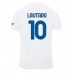 Billige Inter Milan Lautaro Martinez #10 Bortetrøye 2023-24 Kortermet